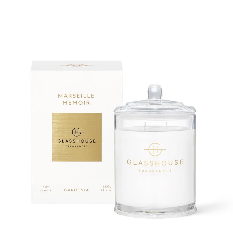 Glasshouse Fragrances Marseille Memoir Soy Candle 380g image number 0